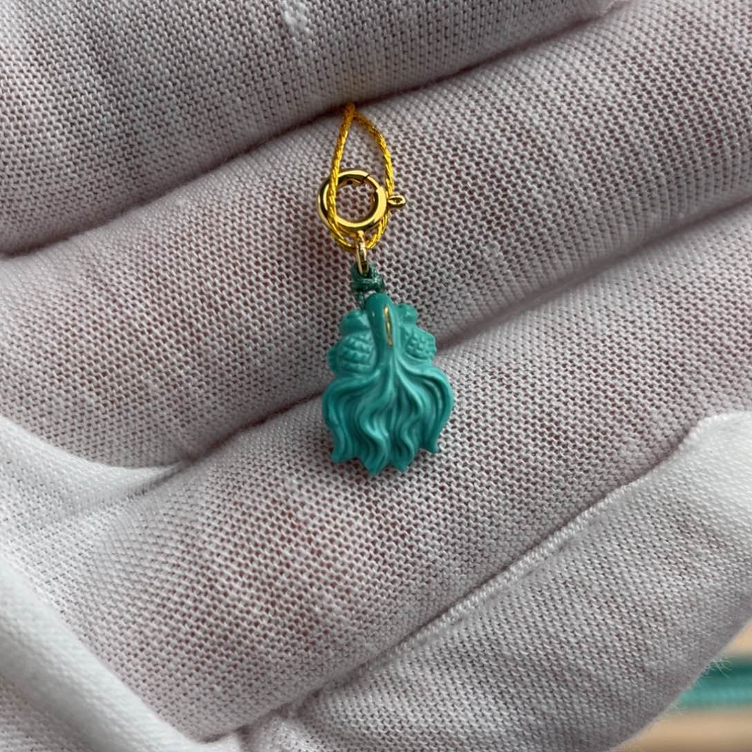 绿松石手链未镶嵌锦鲤鱼