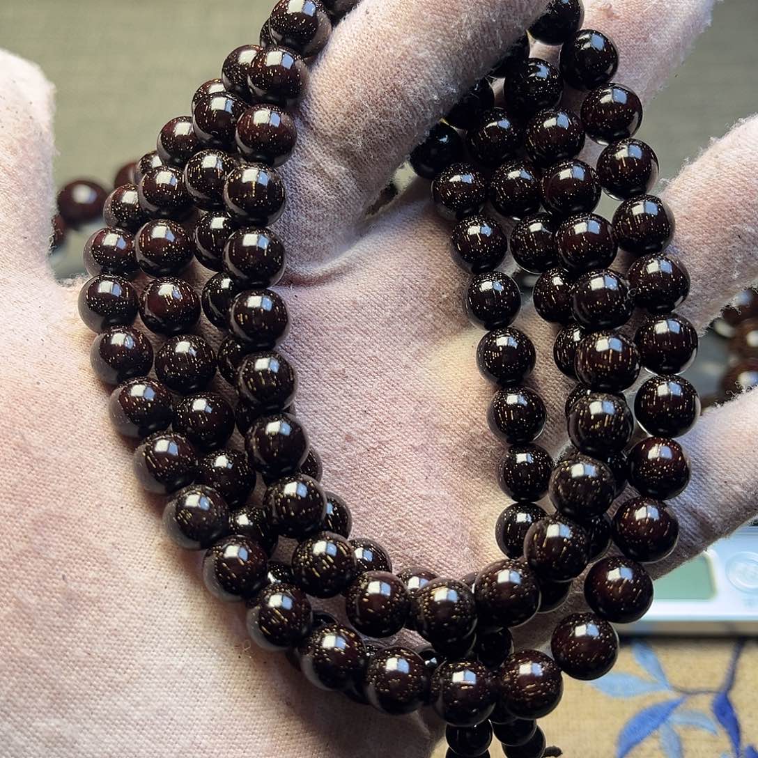 檀香紫檀（小叶紫檀）0.8 108颗满星