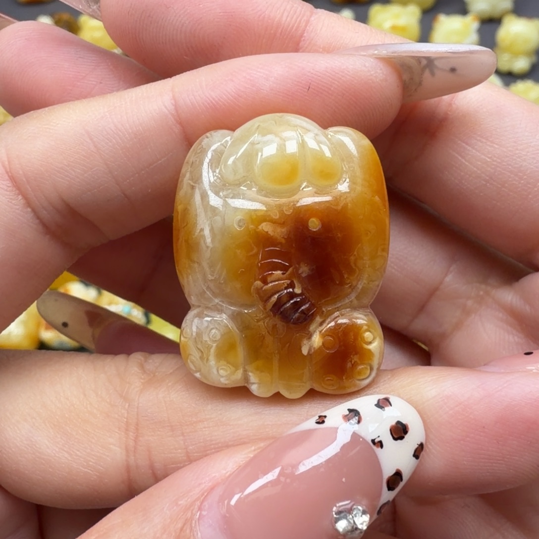 琥珀未镶嵌裸石蜜蜡