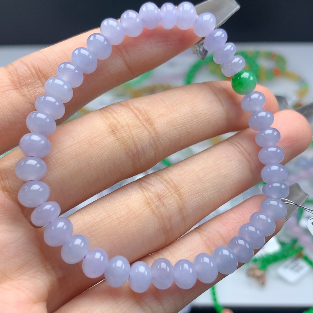 翡翠手链未镶嵌卡