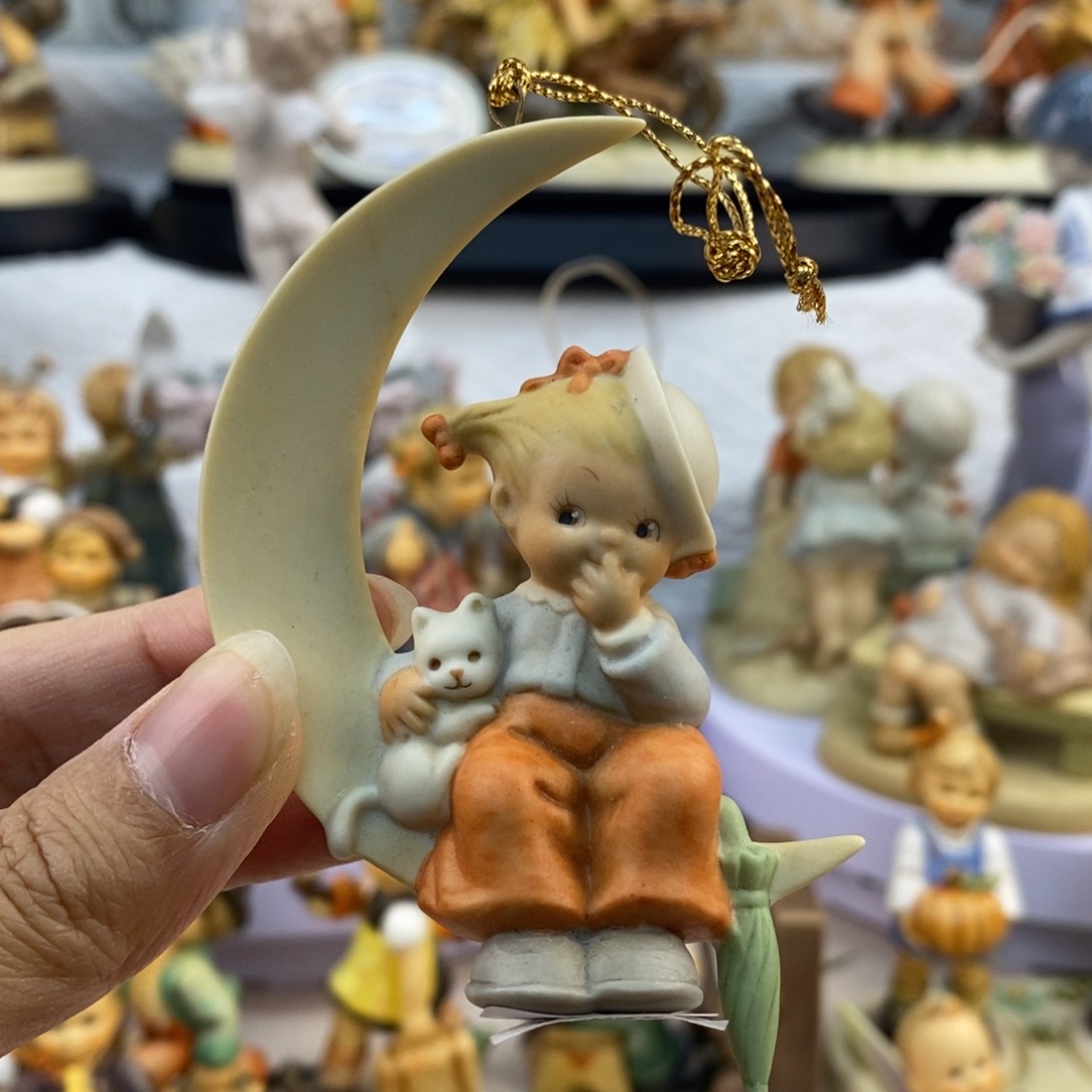 瓷片欧美中古美物摆件