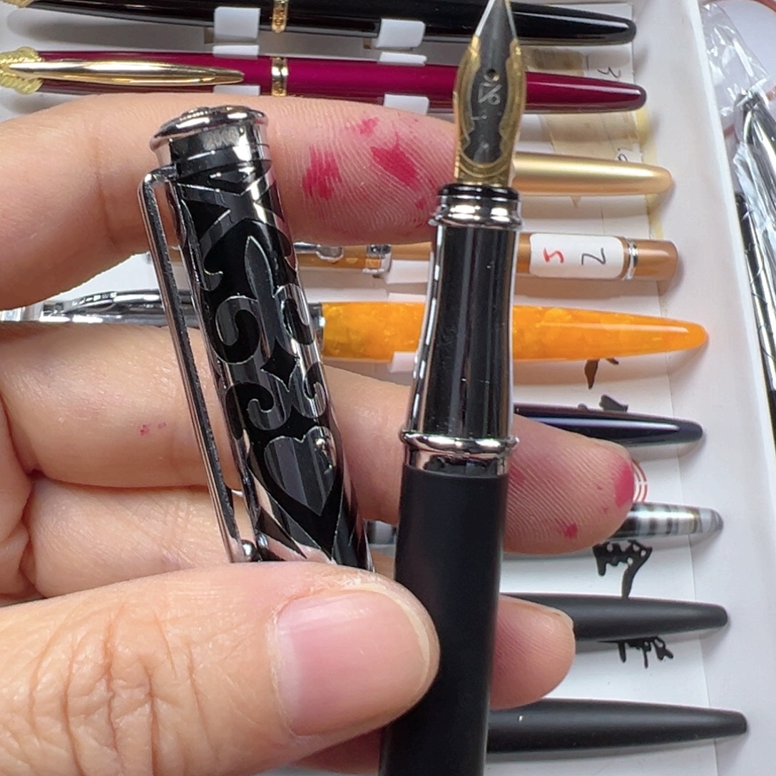 便携式富利文2005浮雕笔帽异形笔尖