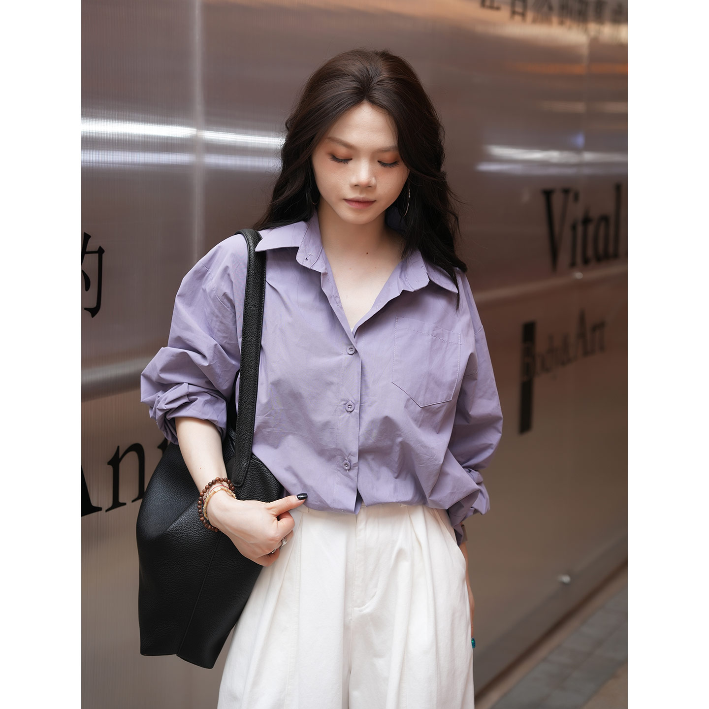 纪念日百货秋季百搭款衬衫165293825