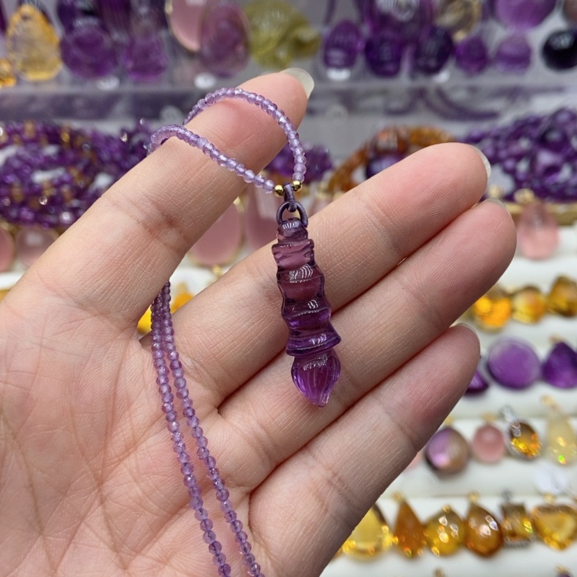 【闪购商品】水晶水晶吊坠未镶嵌