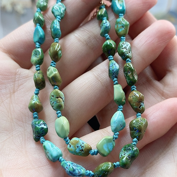 未镶嵌绿松石珠宝奇石