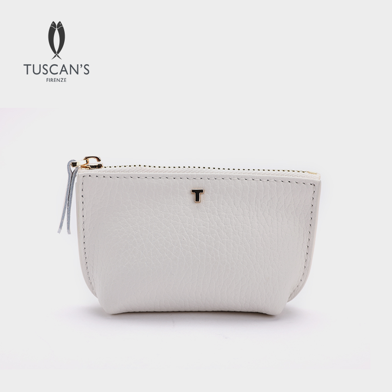 TUSCAN'S小巧精致手拿包荔枝纹真皮小包包女士休闲百搭时代集团