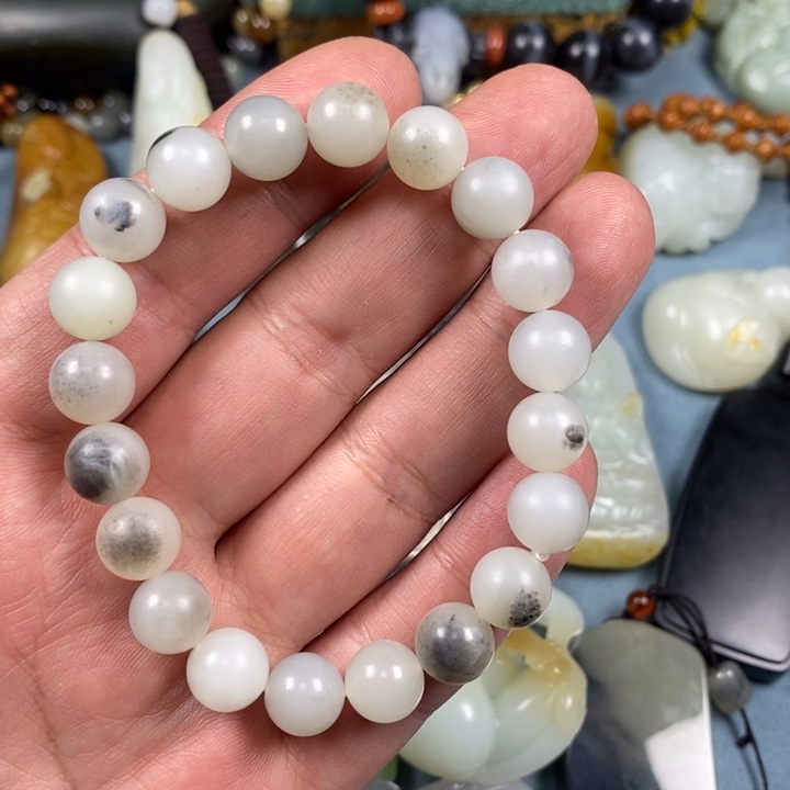 和田玉套链未镶嵌周*