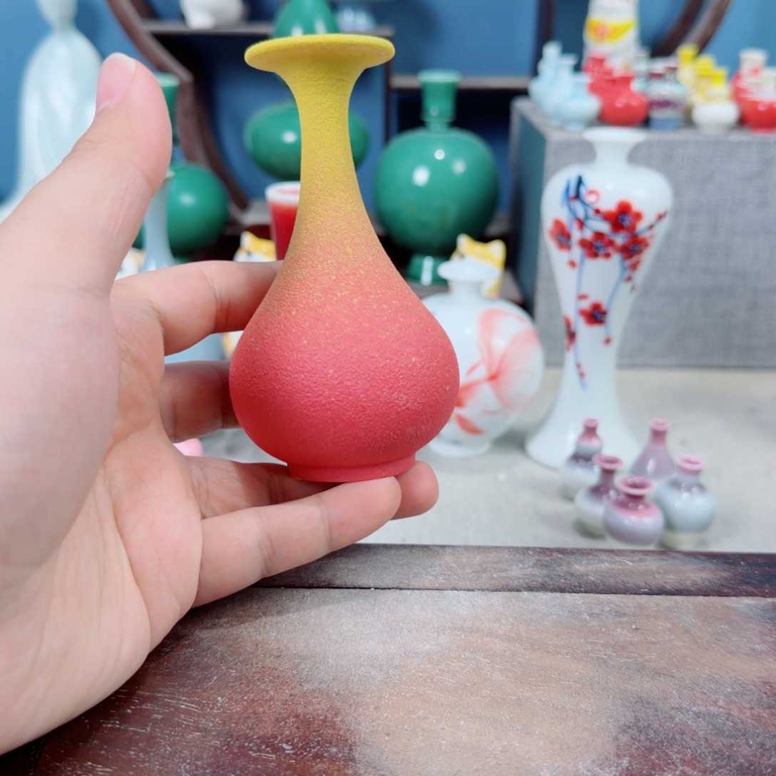 陶瓷手工小花器摆件