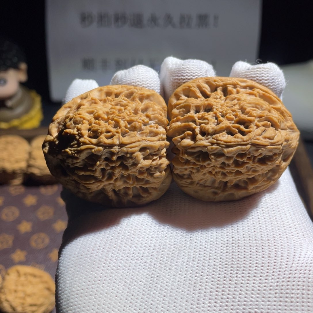 凹***戏吊坠文玩核桃核桃