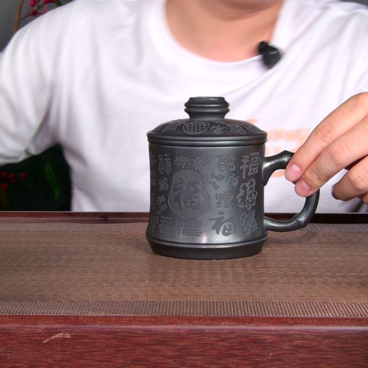 茶杯紫砂高货放漏