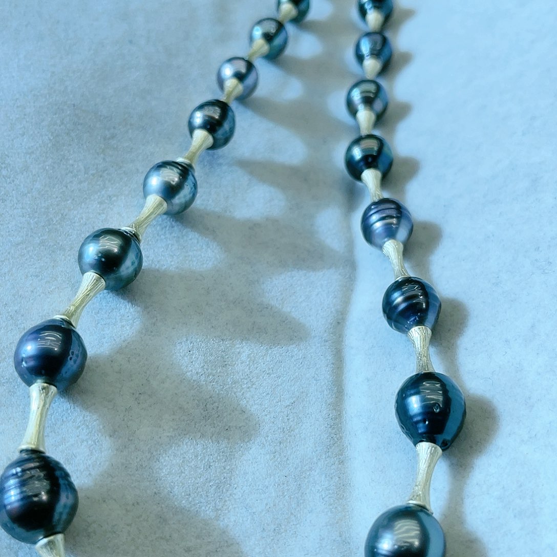 海水珍珠颈饰银S925镶嵌