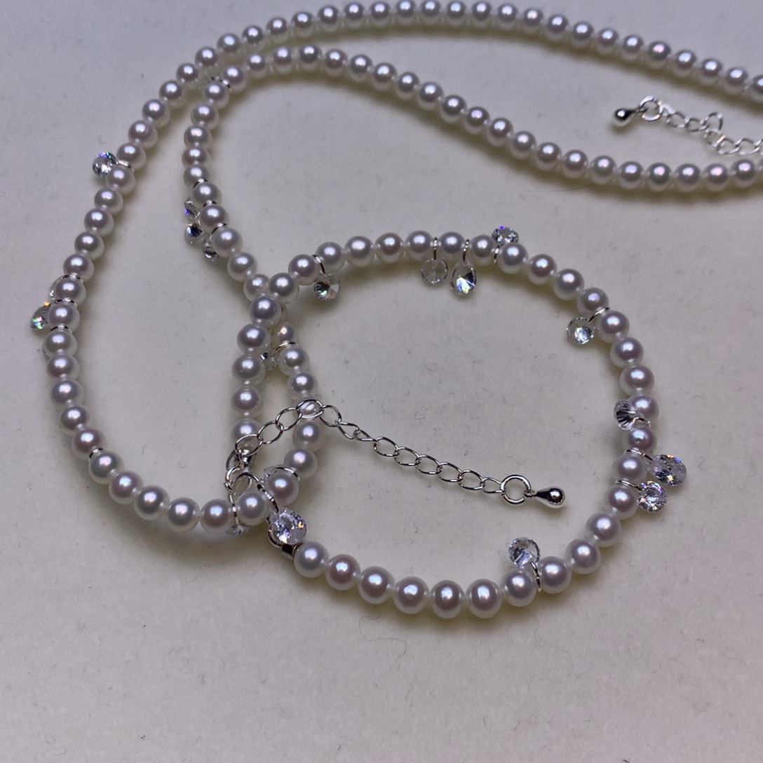 颈饰未镶嵌淡水珍珠