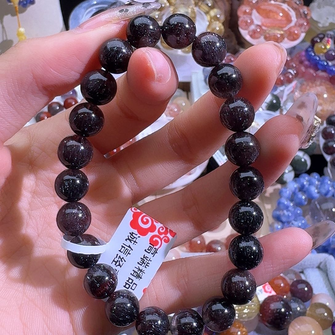 水晶手链未镶嵌天然巴西超七手串2