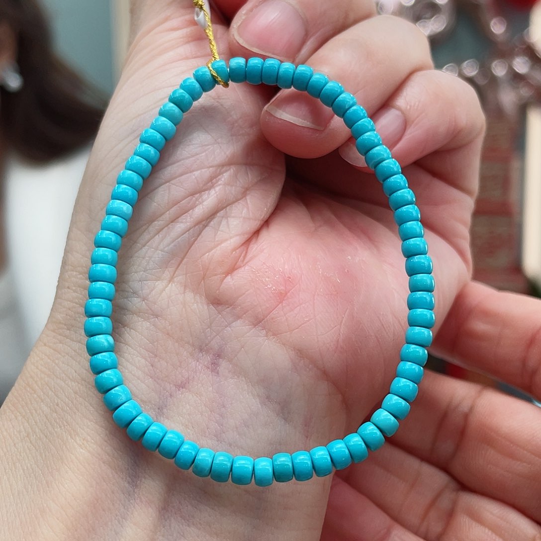 绿松石手串未镶嵌