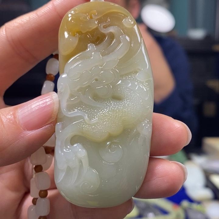 和田玉挂件未镶嵌苏**具