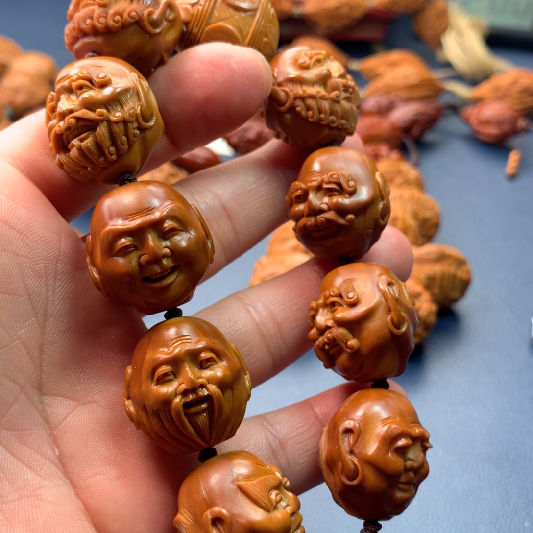 爱***你手串/手链橄榄核十八罗汉头
