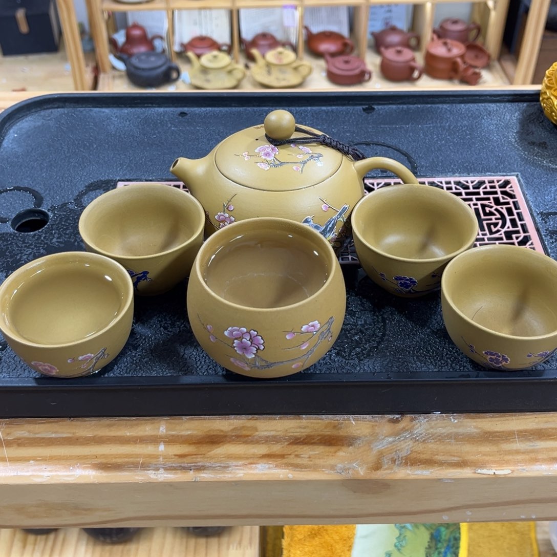 紫砂茶案卢美的西施西施