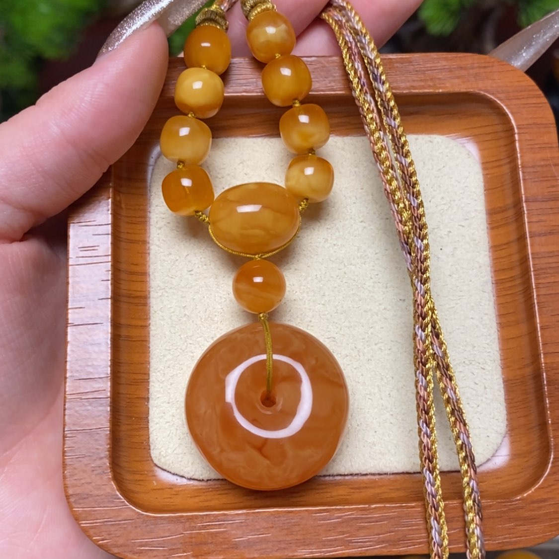 【闪购商品】未镶嵌颈饰蜜蜡项链