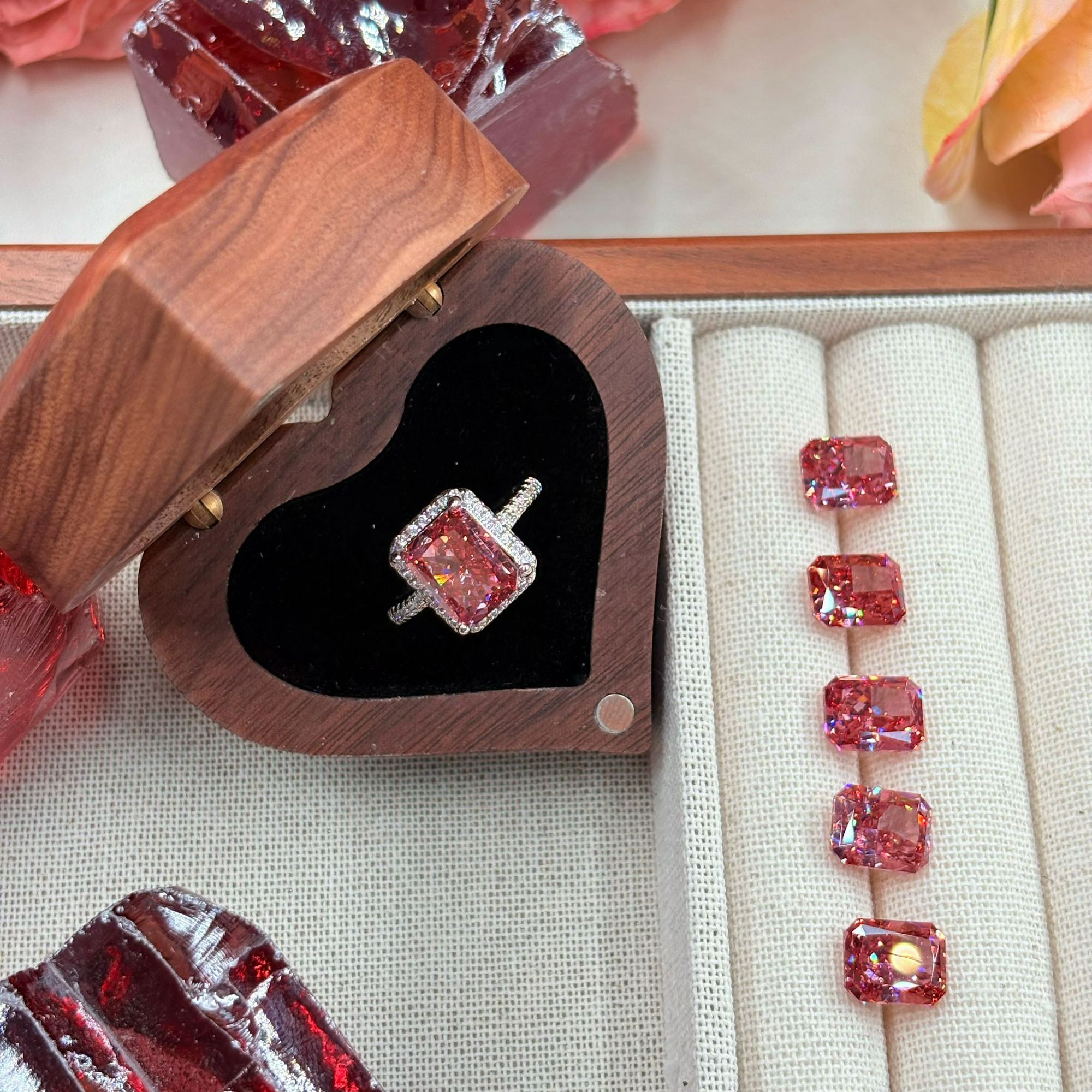 《美添美甲饰品锆石》冰花切/雪花切/五星紫荆花/高品质/超闪手工