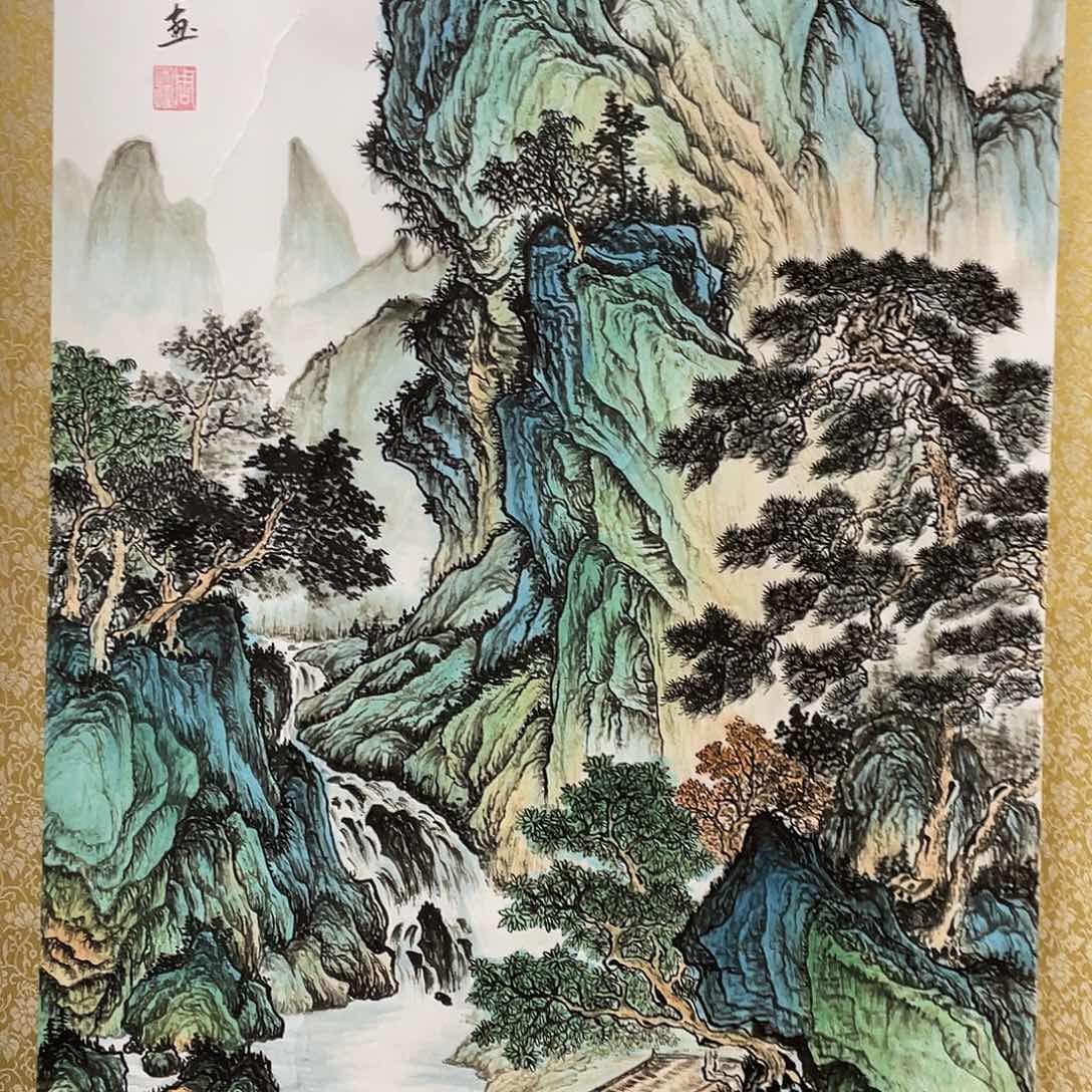 国画老师手笔手绘作品w