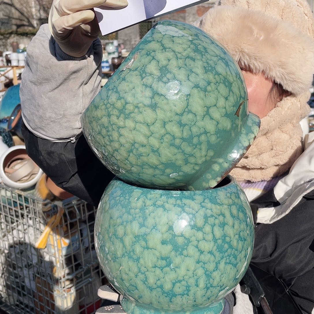 红陶王嫂花盆0127-06