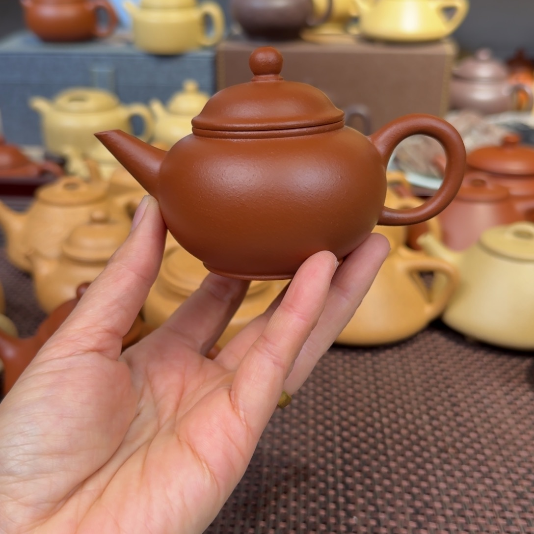 朱泥茶壶130毫升左右