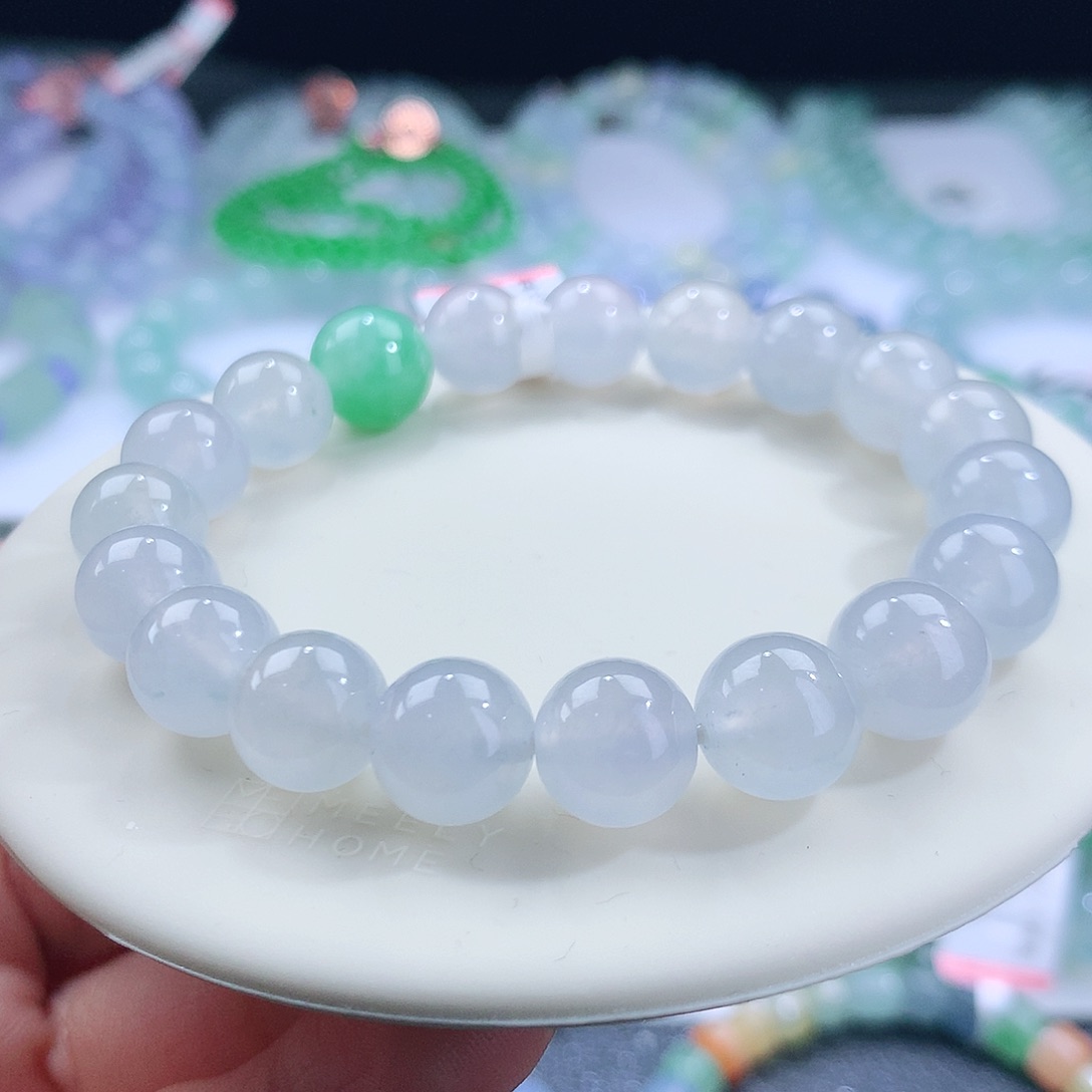 翡翠手链未镶嵌卡10