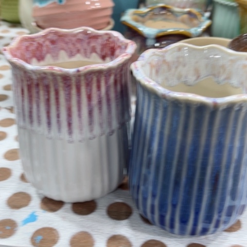 陶瓷新年快乐都是福利花盆满9包邮