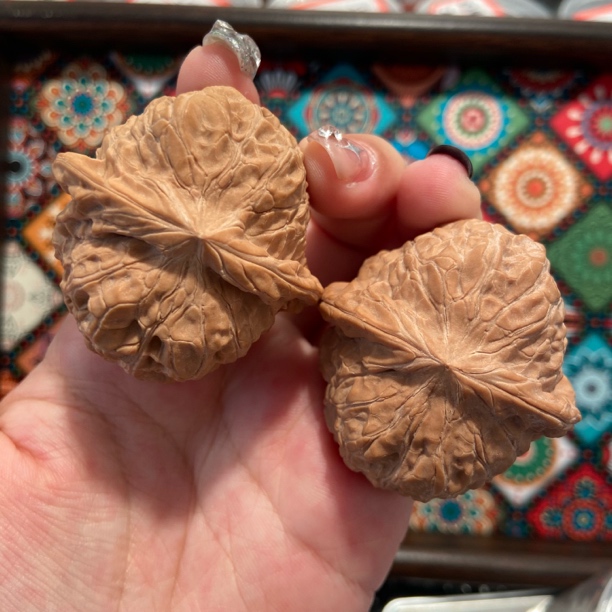 001全品无修南瓜墩边45肚47高33桩型圆润肚型饱满文玩核桃精品
