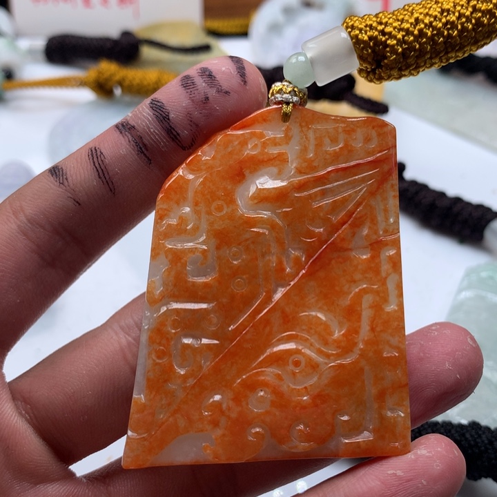颈饰未镶嵌翡翠保真天然a货翡翠
