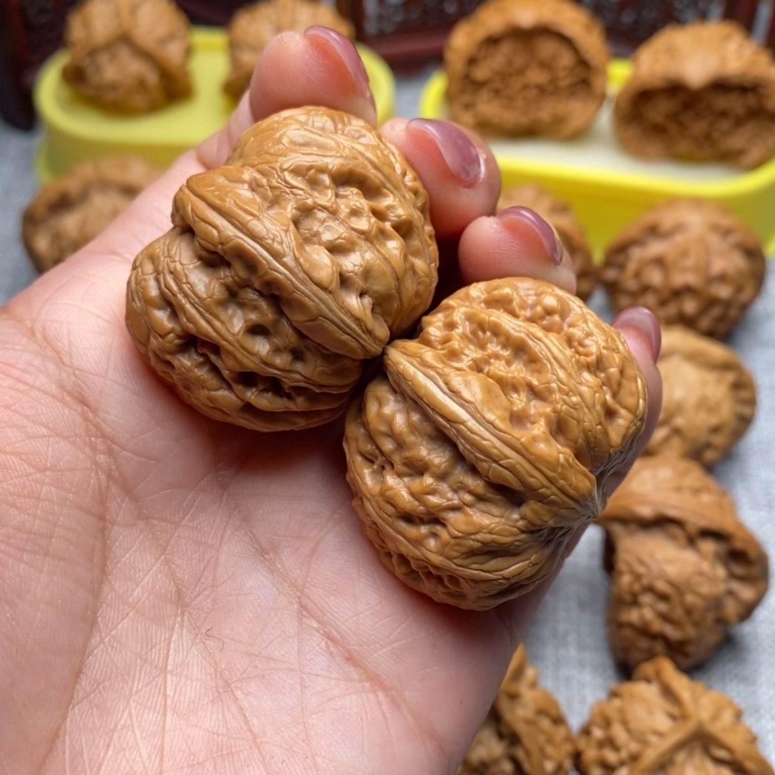 文玩核桃把件元宝40