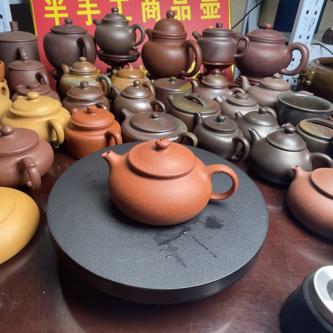 茶壶紫砂红降寒江180cc