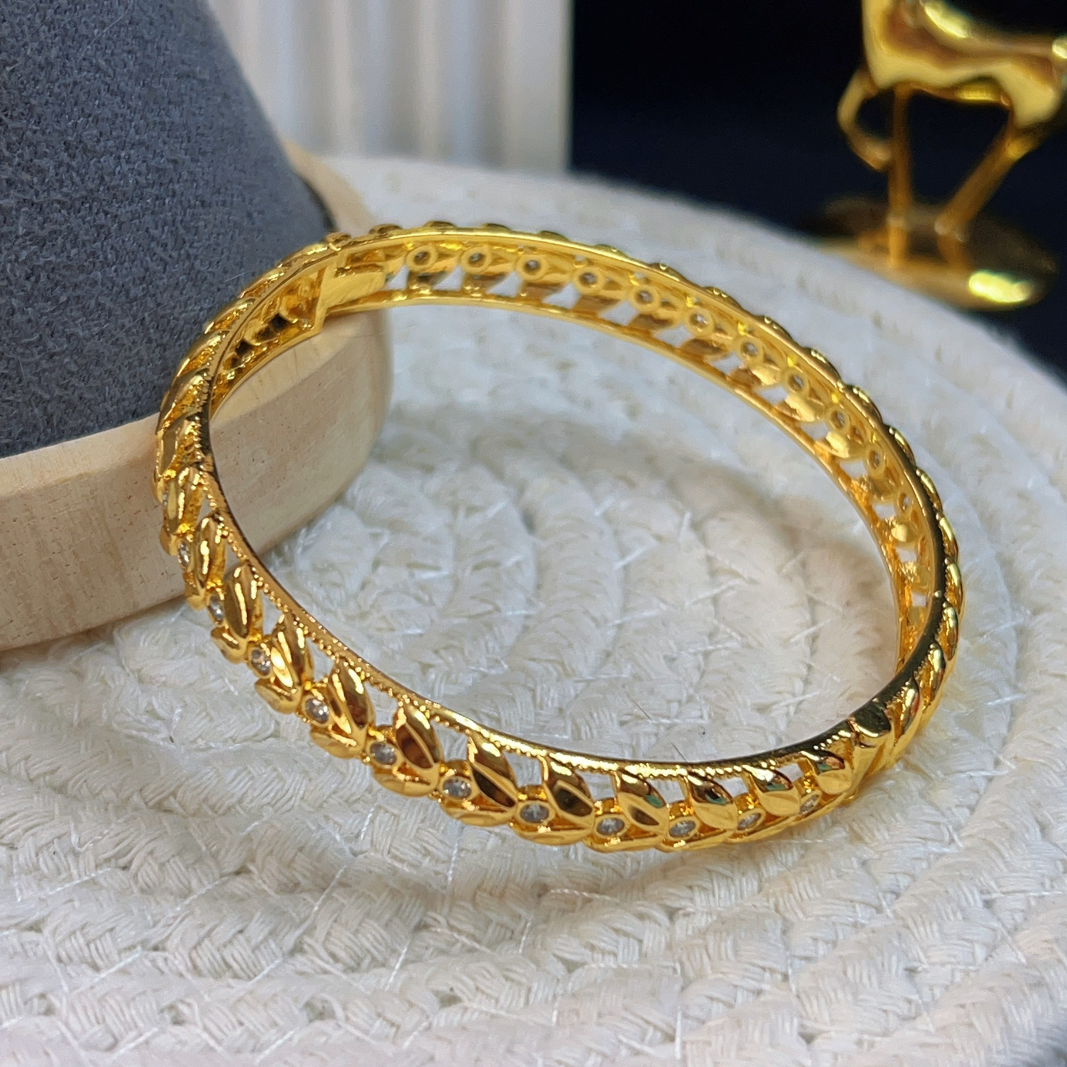 铜合金手镯 哈尼西牧时尚百搭手镯#0008827