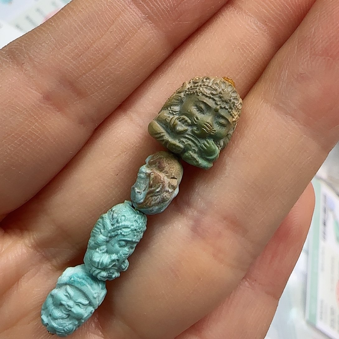 绿松石珠宝半成品未镶嵌