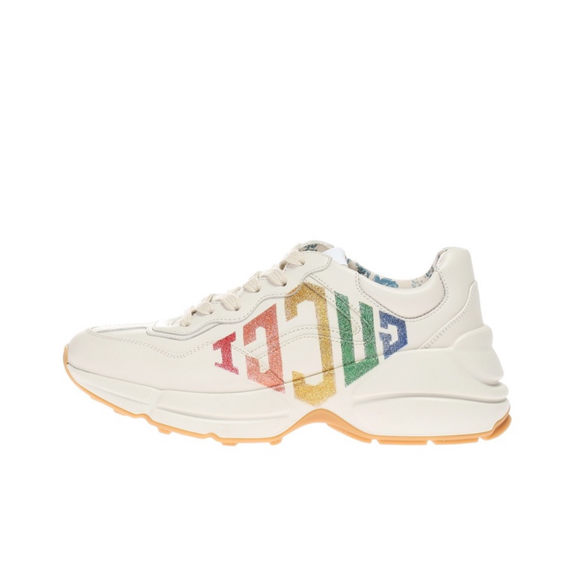 未使用 GUCCI/古驰 古驰 GUCCI 经典彩虹亮片老爹鞋