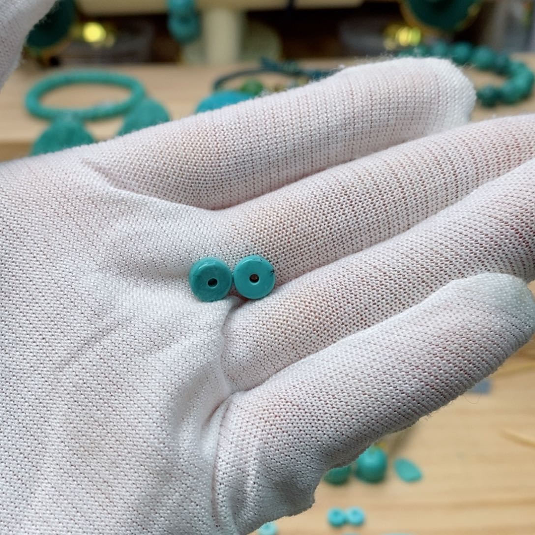 未镶嵌绿松石珠宝奇石流**人