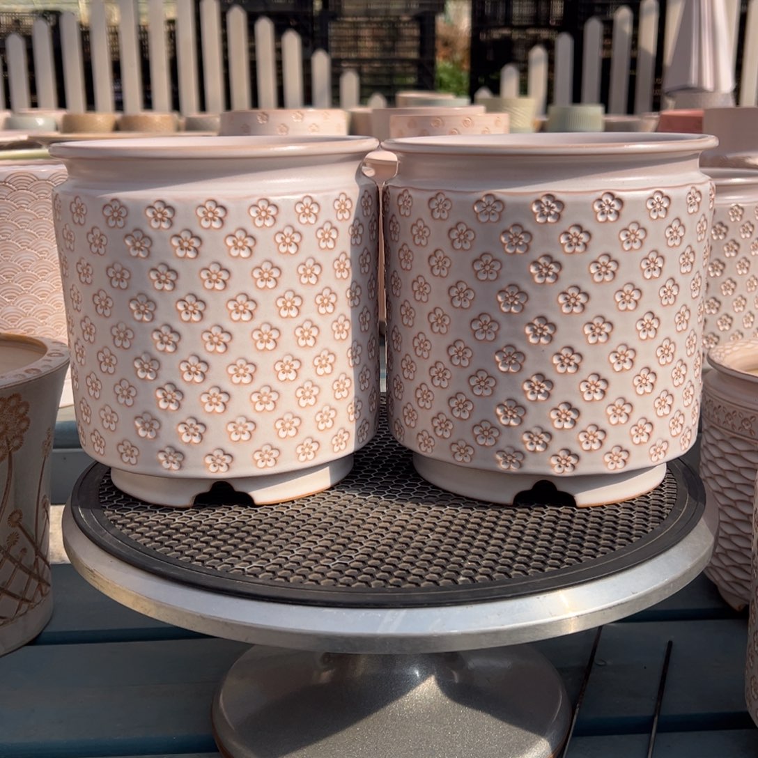 瑶***～大盆1201-004E奶罐外口14.5cm