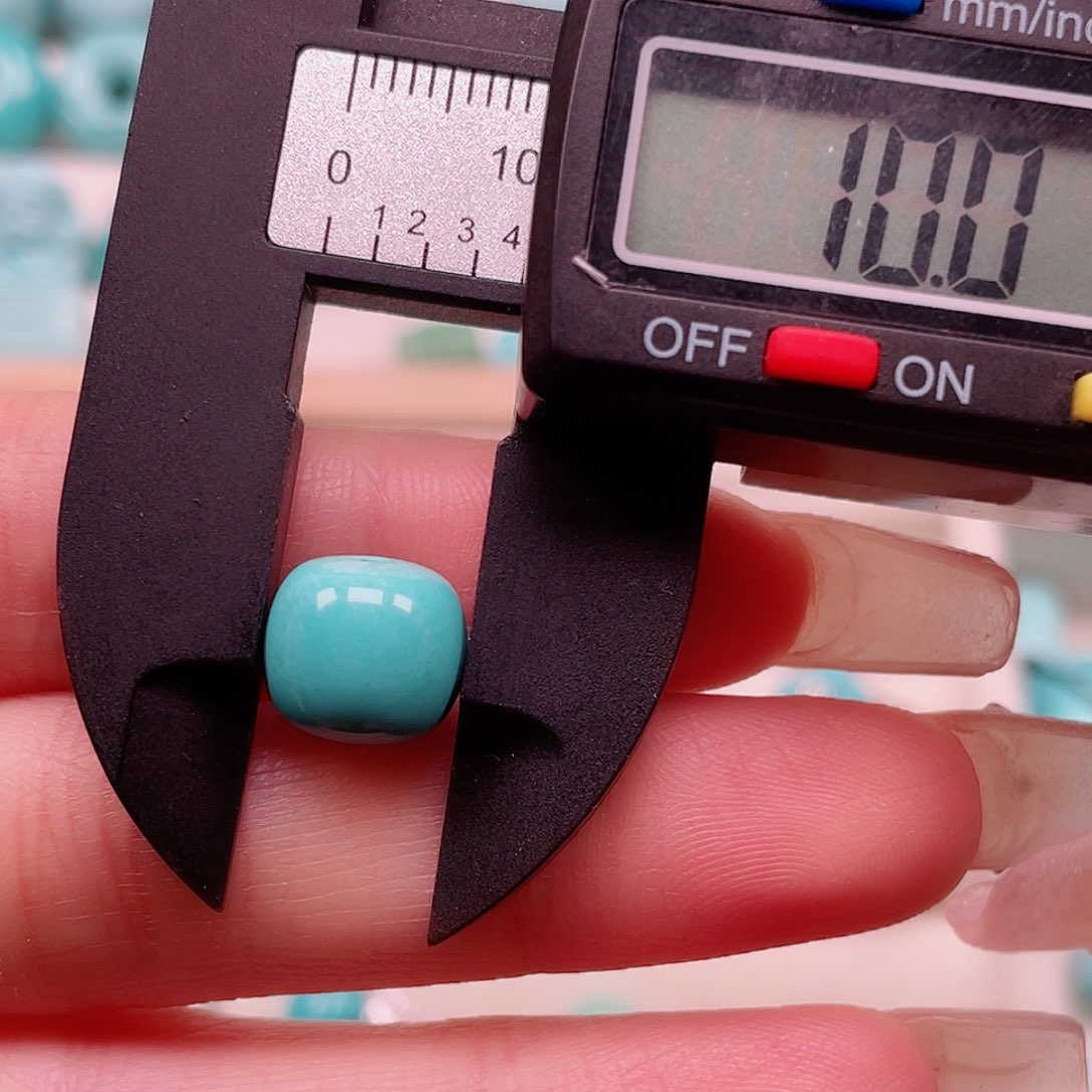 绿松石原矿银S925镶嵌