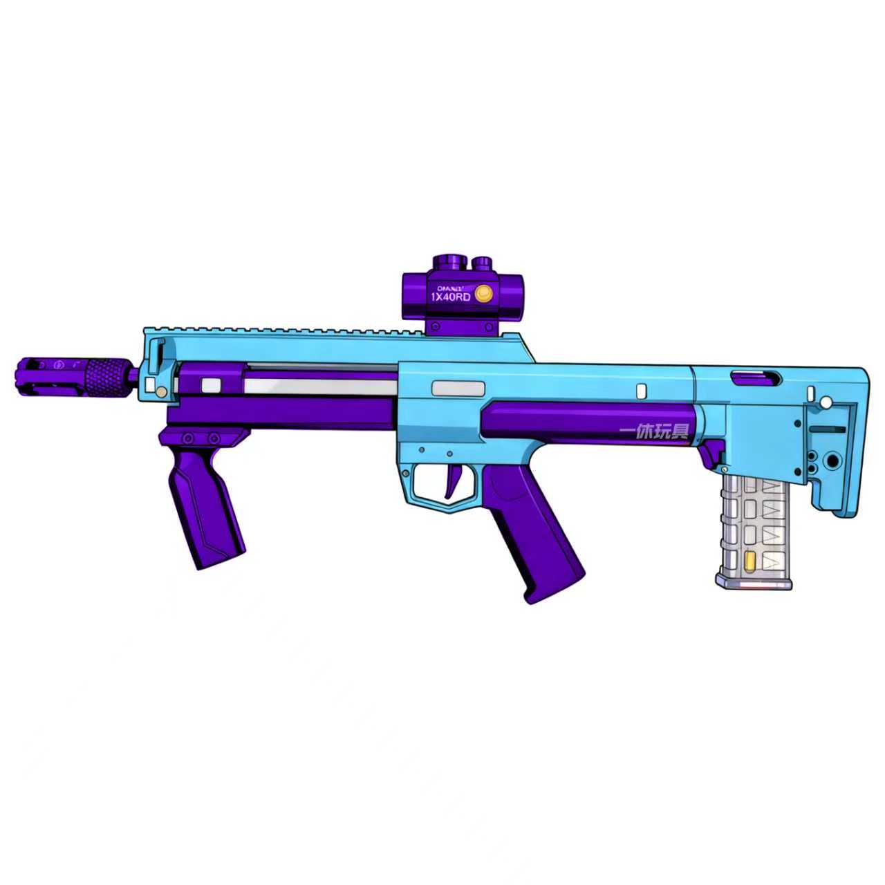 赤龙成人畅玩版软弹发射器精准稳定户外运动玩具枪配送海绵软弹