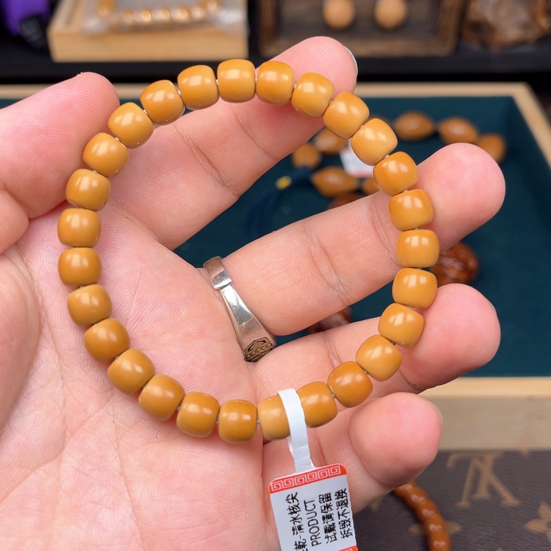 橄榄核手串橄榄核核尖清欢清花