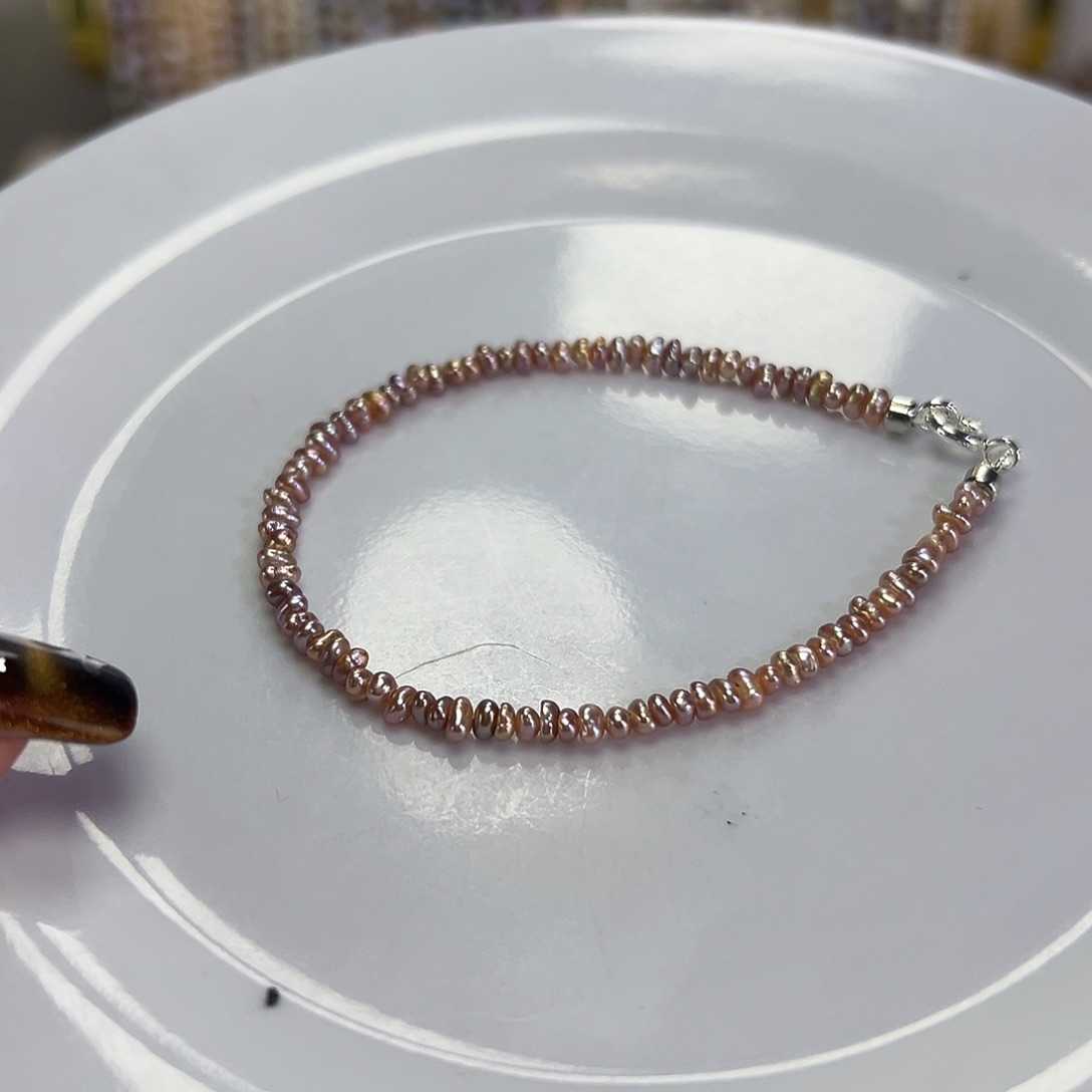 钛钢淡水珍珠手绳