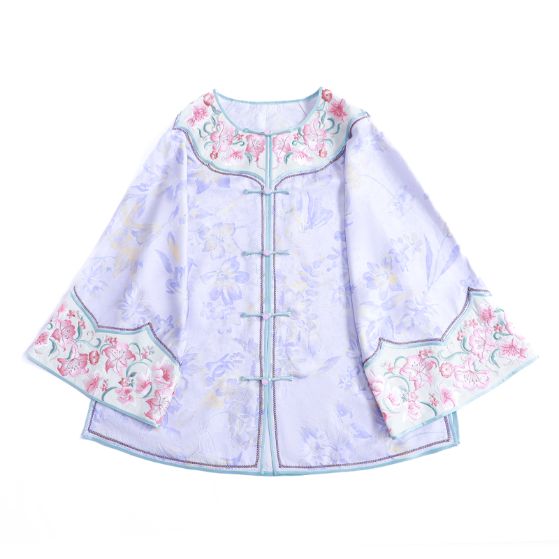 「环香」丽古龙复古中国风原创日常百搭设计感刺绣汉服女装上衣