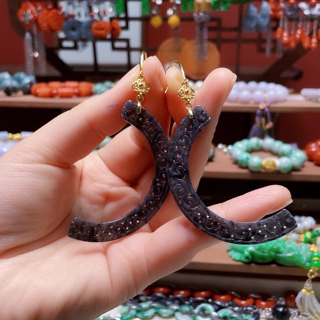 翡翠未镶嵌手链饰品