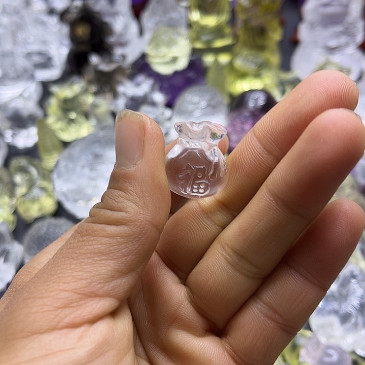 水晶摆件未镶嵌吊坠