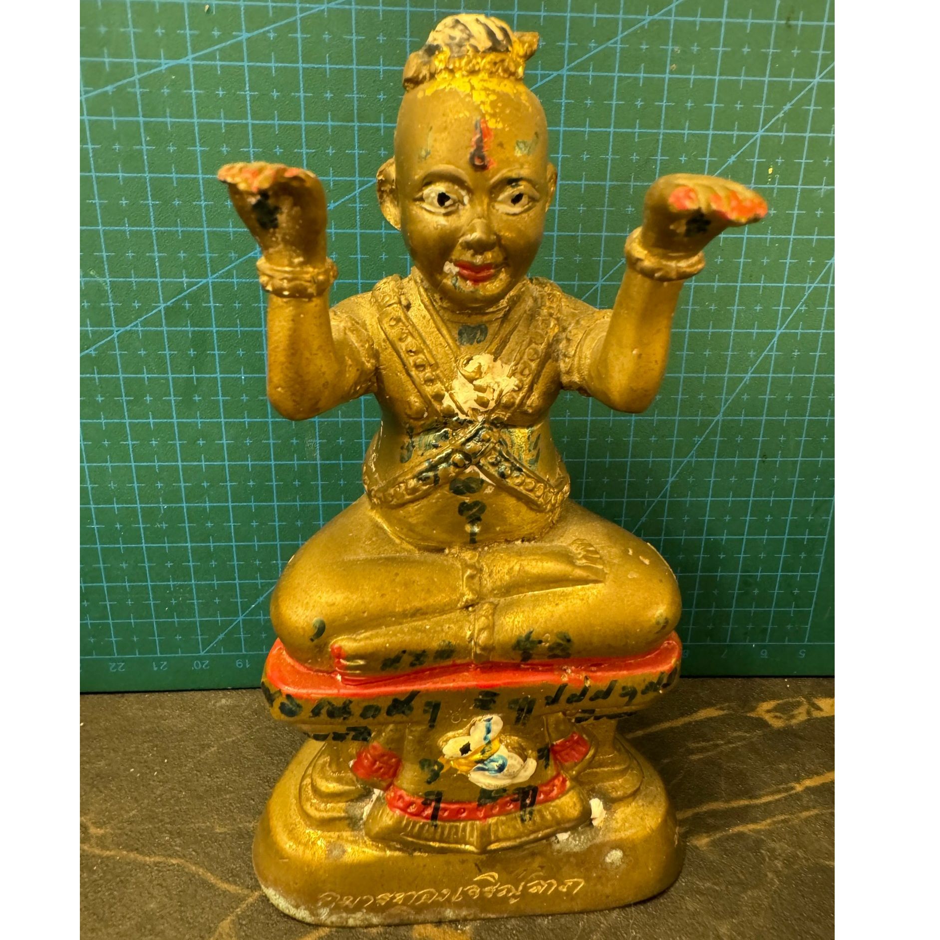 龙婆炎早期骑兔 铜版