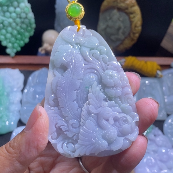 【闪购商品】颈饰未镶嵌翡翠凤凰
