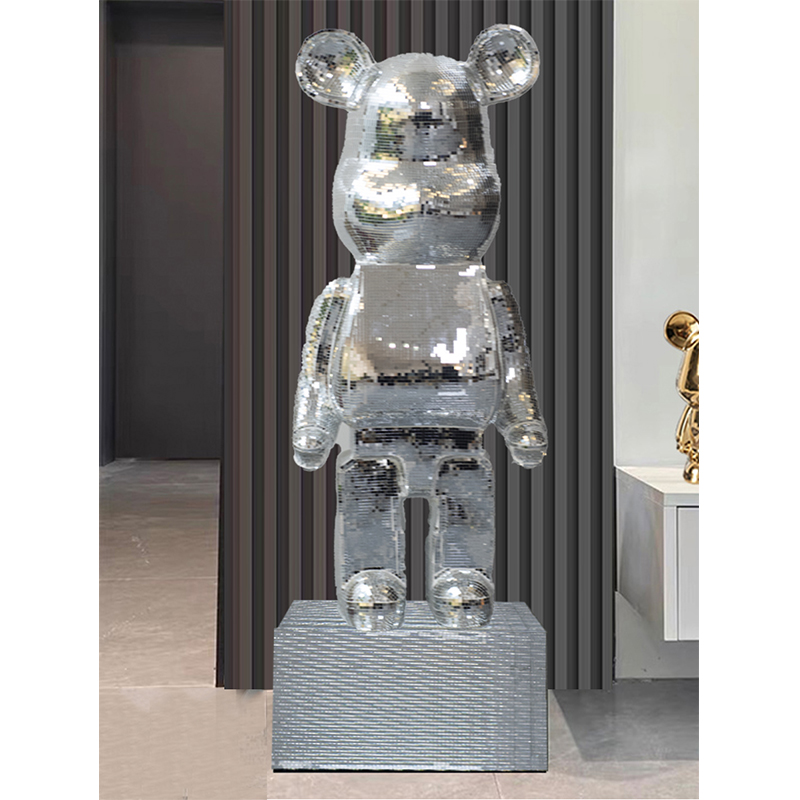 暴力熊客厅沙发落地大摆件电视柜旁装饰直播间大型落地摆件40120