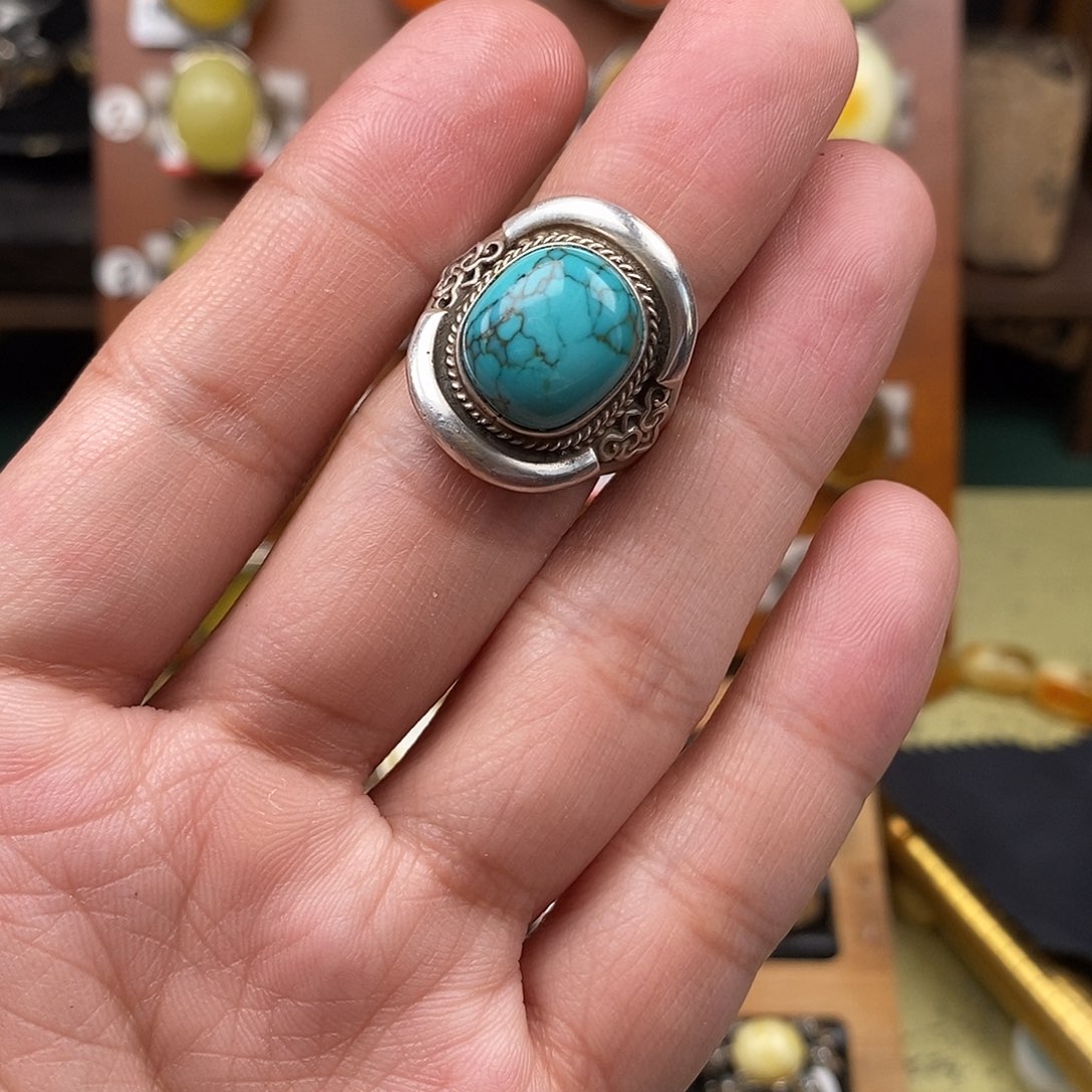 绿松石戒指未镶嵌