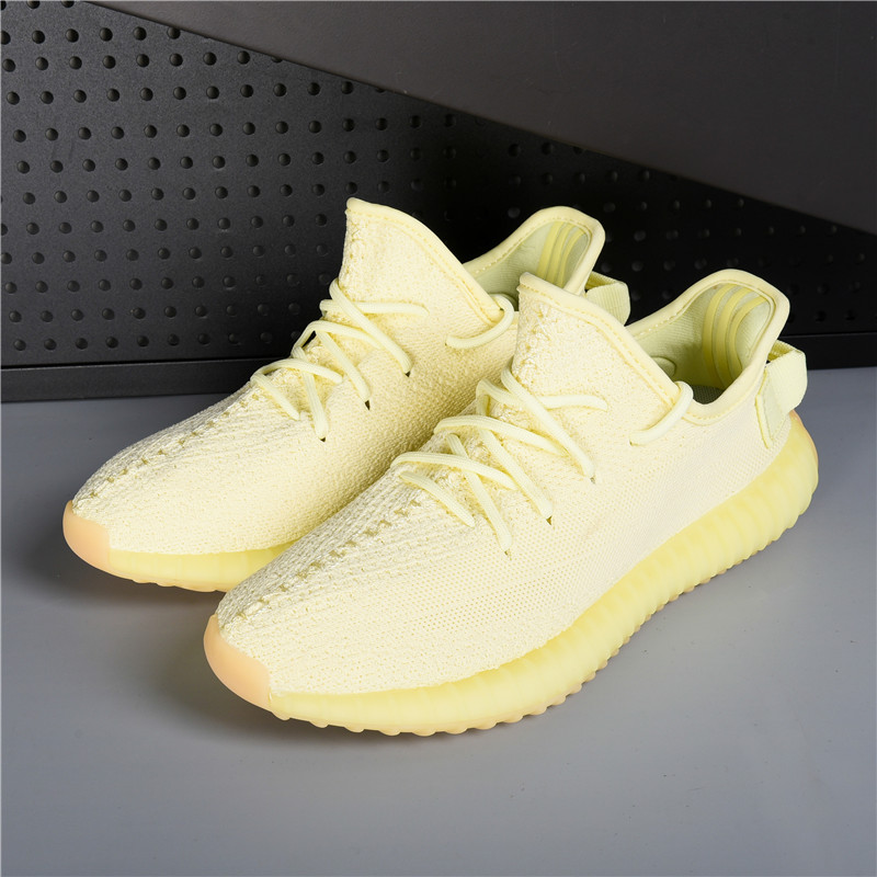 奶油黄莆田椰子工厂欧风透气网面运动鞋夏季情侣休闲跑步鞋