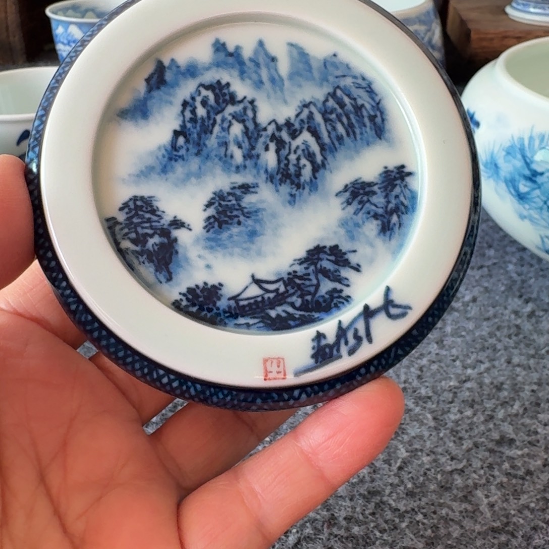 现代景德镇陶瓷手绘茶具